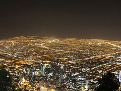 2015南米旅行5-2 南米の宝石箱、モンセラートの丘から見るボゴタの夜景