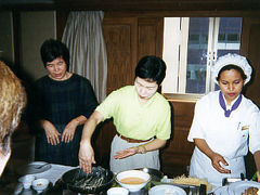 ランドマークホテルで料理講習