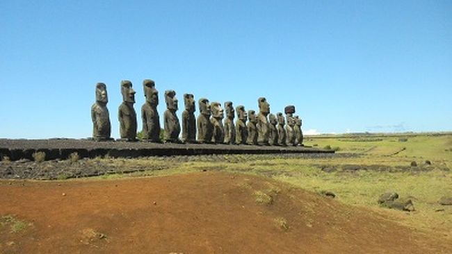 還暦夫婦の世界一周　チリのイースター島　日本人宿が面白い　　