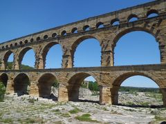 2015GW 南フランス11：ポンデュガール　世界遺産、ローマ時代の巨大水道橋