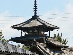 斑鳩2/6　西里の町並み　法隆寺西は宮大工の里　☆重厚な民家・土塀が続き