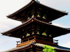 斑鳩6/6　法起寺　日本最古の三重塔,悠然と　☆十一面観音が本尊