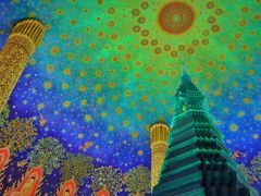 バンコク　ワットパクナムでエメラルド色の仏教世界に包まれてみる　　オッサンネコの一人旅