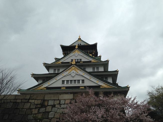 姫路城の次は大阪城。