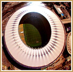 2016年8月リオデジャネイロ五輪の開幕会場：世界一でかいサッカースタジアム（マラカナン／リオ・デ・ジャネイロ／ブラジル）