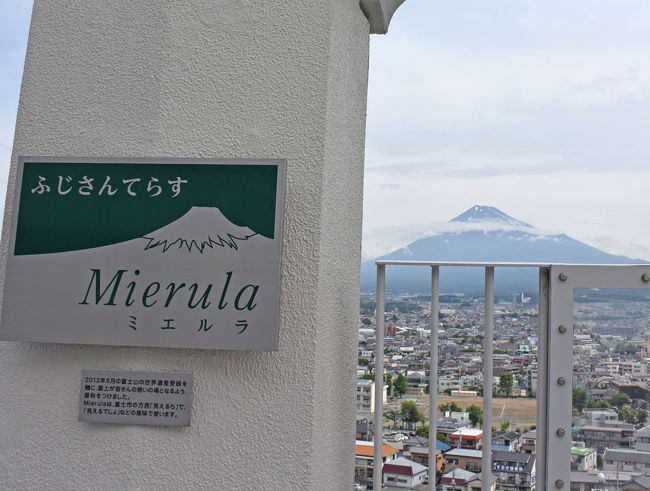 自転車で中央公園と富士市役所屋上の“Mierula(ミエルラ)”で富士山を見て来ました。<br /><br />★富士市役所のHPです。<br />http://www.city.fuji.shizuoka.jp/