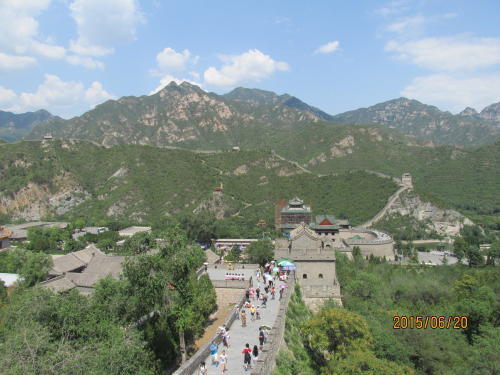 北京の万里の長城・居庸関
