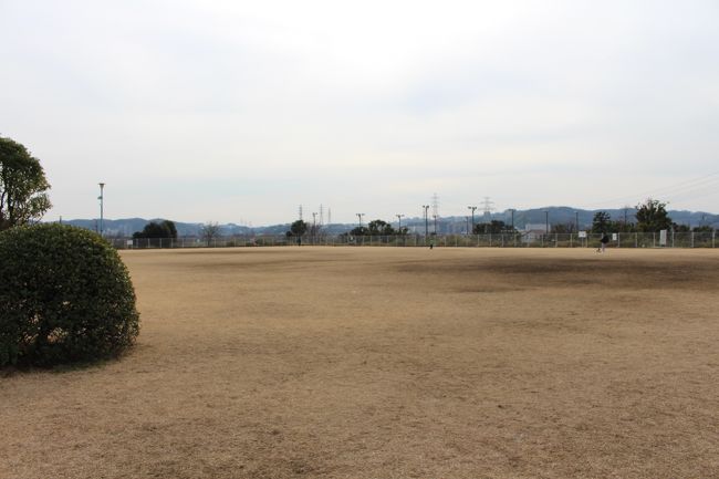 前回、多摩川親水公園を訪れた際、時間が無くてパスした小柳公園運動場を訪問しました。<br />府中市立小柳公園と府中市立小柳公園は隣接しています。<br />併せて散歩すると楽しかったです。<br /><br />普通の公園と隣接して浄水場（北多摩一号水再生センター）が有り、<br />上部を｢小柳町運動広場」として開放しており、芝生広場、遊歩道などがあります。<br />屋根にあるので、当然ながら平面です。そして予想以上に広大な敷地です。