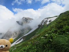 白馬三山挑戦するクマ！大雪渓リベンジ