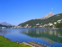 夏のスイスへ　ハイキングとパノラマ列車の旅（５）～氷河急行に乗ってサンモリッツへ＆サンモリッツ湖散策と展望台めぐり