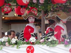 祇園祭の後祭の山鉾巡行と花傘巡行