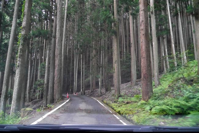 2015.7京都・名古屋・小浜出張旅行8-周山街道を京北に，酷道477号線で八木へ，帰京