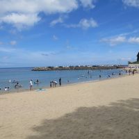 淡路島で海水浴（洲本温泉）