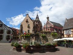 花のアルザス、 フランスで一番美しい村　エギスハイム (Eguisheim)