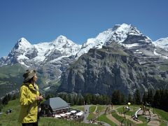 スイス花とハイキングの旅シルトホルン、ミューレン