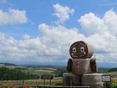 夏の北海道2015③　ブドウ畑で美味しいスイーツを食べ♪　四季彩の丘でノロッコ号に乗ってお花畑を満喫☆　ついに青空が広がった～(^^♪