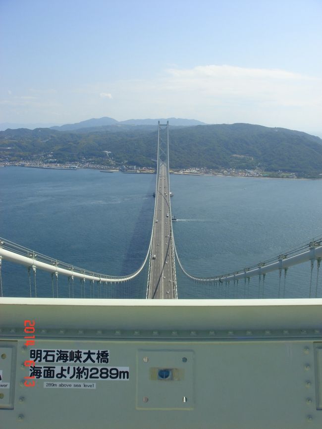 明石海峡大橋の主塔に登り、神戸の観光もしてきました。