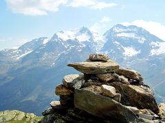 スイス･ハイキングの旅 2015夏（12)  サース谷東斜面の展望コース