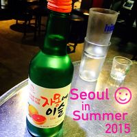 7th Korea 2015☆①初JINAIR！カロスキルshopping巡り＆済州オギョプサル＆ちょいﾐｰﾊｰcafe♪