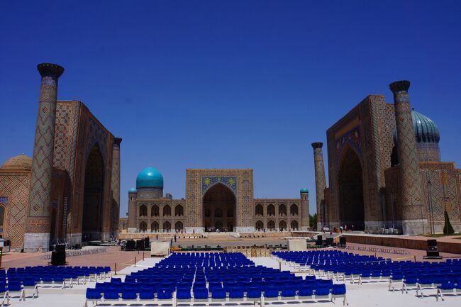 2015真夏のウズベキスタン（５）：世界遺産レギスタン広場