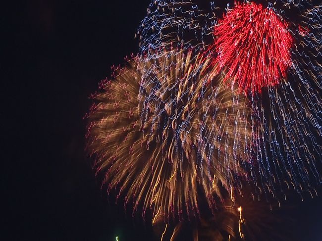 8月8日は東京湾大華火大会の開催日。数年前にゆりかもめで行ったときには<br />往路の新橋駅から長蛇の列。そんなこともあって、今年はバイクで行ってきました。<br />昼過ぎにレインボーブリッジを渡って、ヴィーナスフォートへ。ここにはバイクの<br />無料駐輪場があります。しかも花火が終わった後も、混雑を避けてお台場脱出するには<br />とても便利な位置。バイク乗りの方にはホント、お勧めです。