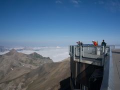 2015年　スイス　ハイキングの旅♪④  快晴のシルトホルン展望台とビルク展望台「スカイライン・ウォーク」