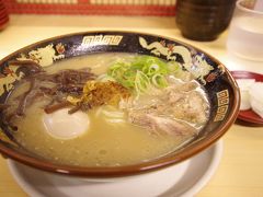 GW2015　鹿児島旅行その5　鹿児島ラーメンと白くまを食べて〆る