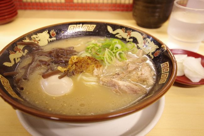 GW2015　鹿児島旅行その5　鹿児島ラーメンと白くまを食べて〆る