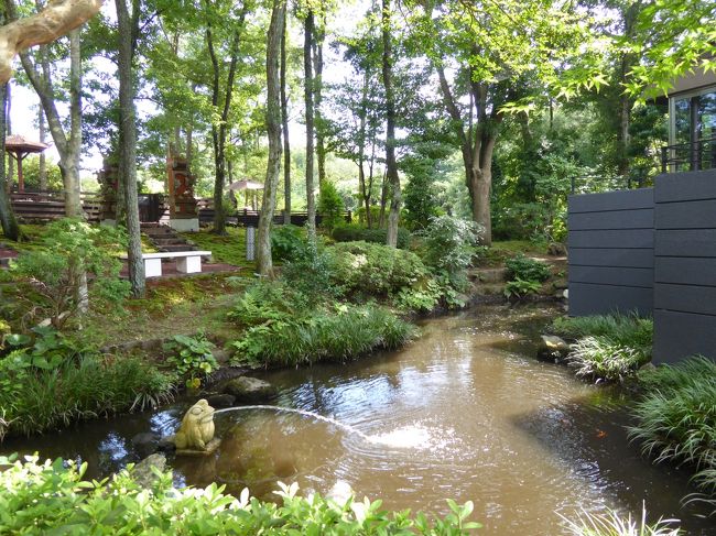 夏の優雅な伊豆旅行♪　Ｖｏｌ８　☆伊豆高原：「ウブドの森」　庭園と貸し切り露天風呂を楽しむ♪