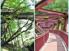 猛暑の福井旅（実は石川県(>_<)）４　こおろぎ橋とあやとり橋