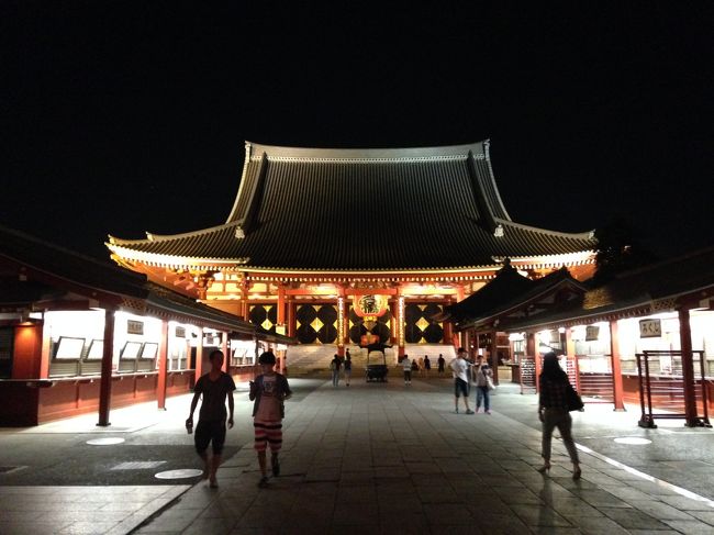 花とグルメと涼を求めて 北海道親子旅 Vol 11 もうすこし東京 釜めしむつみと夜の浅草寺を散策 浅草 東京 の旅行記 ブログ By 旅空ーshinoさん フォートラベル