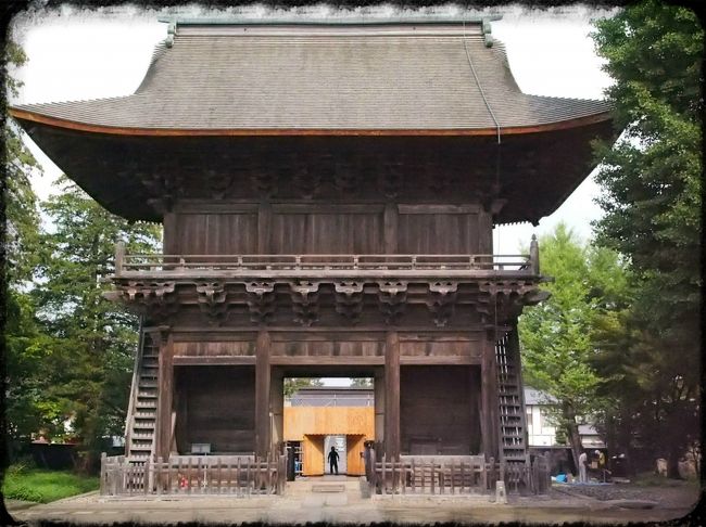 弘前城の西南に集められた、曹洞宗３３ヶ寺町「禅林街」