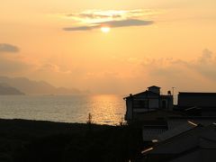 京丹後の夕陽とコウノトリに出会う旅