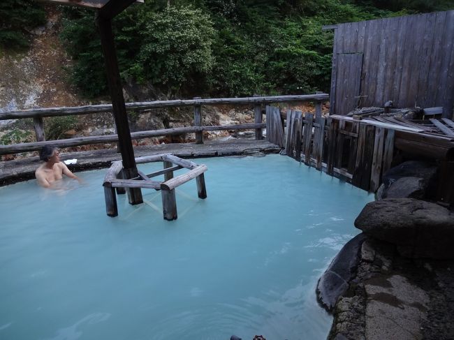 長い間お疲れさまでした！・・・と区切りの定年を迎えるお友達と東北を巡る旅を企画しました。<br /><br />五泊六日の自然＆お祭り＆温泉三昧の旅です。<br />初日に向かったのが岩手県の松川温泉。<br />硫黄の露天温泉に癒されました。。。