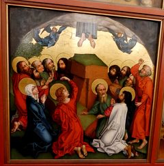2015.4ライン・アルザス旅行29‐ウンターリンデン博物館の至宝2　 Schongauerのイエスの生涯の祭壇画