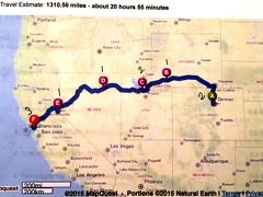 アメリカ横断ロードトリップ前編、コロラドからカルフォルニアへ