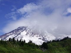 MontanaとWashingtonの公園巡り　7月12日　旅行6日目　Mt. Rainier Paradise Inn-Skyline Trail