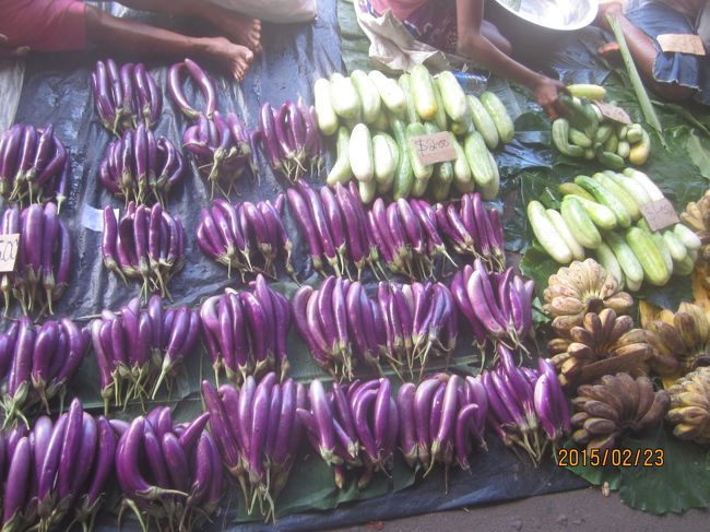 ガダルカナル島の市場