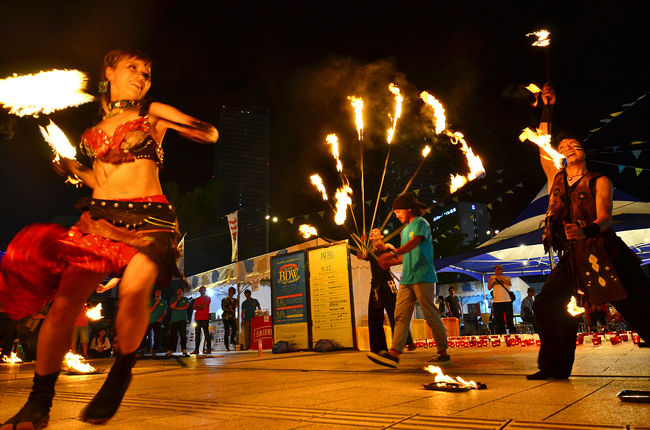 2015　熱帯夜の「蛮火炎」vs.「Belly Dance studio Eshta」　三部作