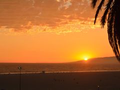 米西海岸紀行(12)　「本当の海が見たい」と言っていた妻も大満足！ サンタモニカの夕陽に感動