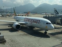 エチオピア航空ビジネスクラス搭乗記　香港　その2（復路編）