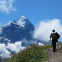 2015年夏，西欧周遊 （12）スイス・グリンデルワルト，グロッセシャイデックからフィルストまでハイキング