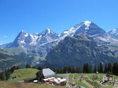 2015年夏，西欧周遊 （13）スイス・グリンデルワルト，アルメントフーベルからミューレンまでハイキング