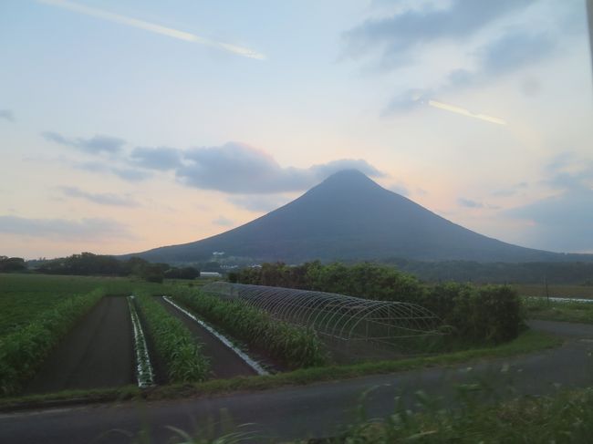 枕崎でまぐろ、焼酎、指宿の白水館でまた焼酎