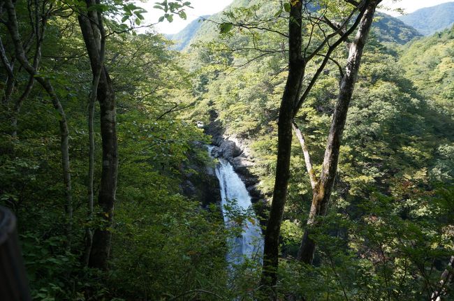 仙台に行く用事があり、レンタカーで秋保大滝と秋保温泉に行きました。