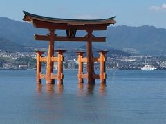 シルバーウィークの安芸の宮島、厳島神社は大変な人混み！