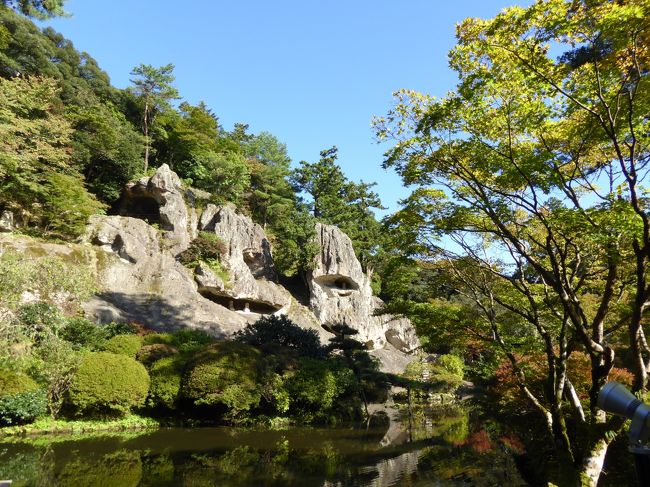 秋の優雅な北陸と信州の旅♪　Vol７（第１日目午後）　☆加賀：「那谷寺」の素晴らしい「奇岩遊仙境」を優雅に鑑賞♪