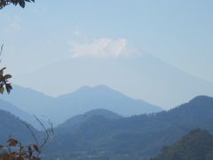 初冠雪を観測した富士山を眺めながら岩殿山登山