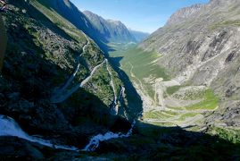 2015.8ノルウエーフィヨルドドライブ1771km 18-Trollstigen (トロルのはしご段）とStigfossen（はしご滝）