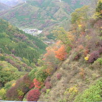 下仁田より色付き始めた山を楽しみながら上野村不二洞へ